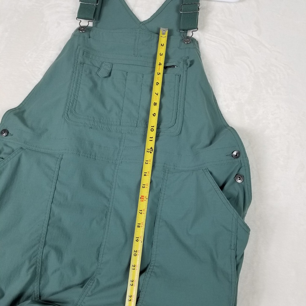Duluth Trading Co Heirloom Gardening Overalls Women XXL Green Ripstop Bibs - Picture 7 of 9